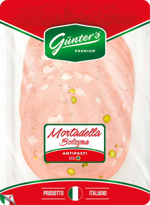 Колбаса Мортаделла Премиум с фисташками Гюнтерс вес