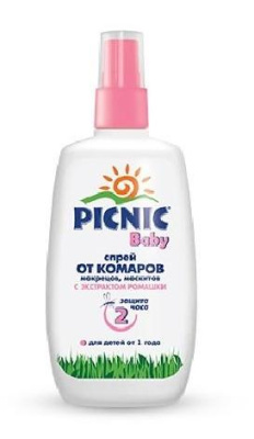 Спрей ПИКНИК Бэйби от комаров 120мл