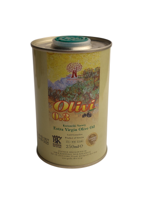Масло ОЛИВИ оливковое фермерское 250мл жестяная банка