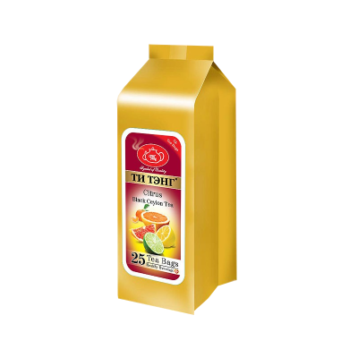 Чай ТИ ТЭНГ Ромашка чёрный + ромашка в пакете из крафт-фольги