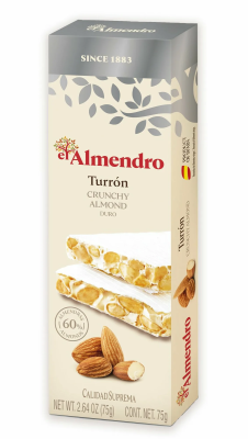 Туррон El Almendro™ Хрустящий миндальный 75г.