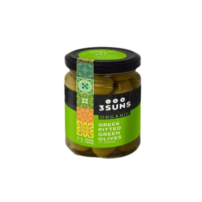 Оливки ТРИСАНС зелёные с косточкой 250г