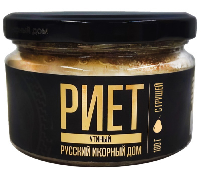 Риет утиный с грушей 180 г ст/б РИД
