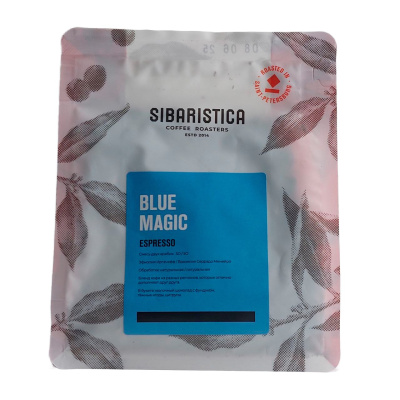 Кофе зерновой ™SIBARISTICA Blue Magic 100% арабика эспрессо 200г