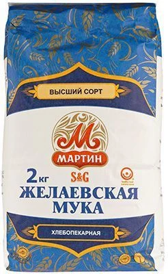 Мука МАРТИН Желаевская высший сорт 2кг