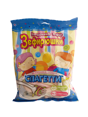 Зефир воздушный Зефирюшки Спагетти, 80гр