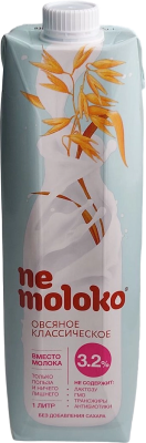 Немолоко овсяное классическое  1л. 