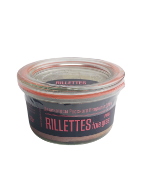 Консервы ДЕЛИКАТЕСЫ РУССКОГО ИКОРНОГО ДОМА Риет де Канард 120г