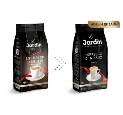 Кофе Эспрессо ди Милано зерно 250г Жардин