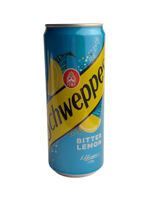 Напиток б/а газ. Биттер Лимон "Schweppes" 0,33л ж/б