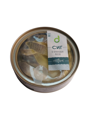 Сиг ЭКОФУД в оливковом масле 160г