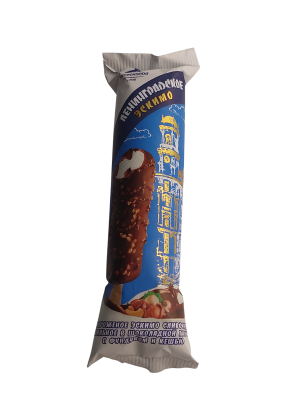 Мороженое ЛЕНИНГРАДСКОЕ сливочное фундук/кешью 75г эскимо