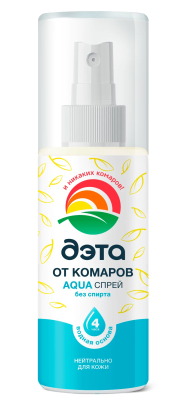 Спрэй от комаров Дэта Аква с маслом пихты 125мл. 