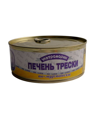 Печень трески УЛЬТРАМАРИН по-мурмански 240г