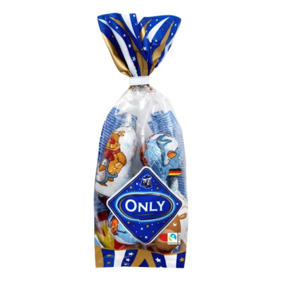 Шоколад молочный фигурный Ёлочные украшения микс100гр. ONLY