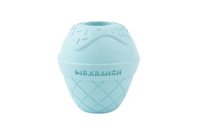 Игрушка МИСТЕР КРАНЧ для собак Мороженое голубая с ароматом курицы 8*9 см