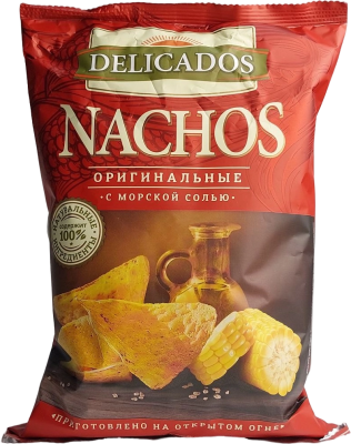 Чипсы кукурузные Начос Оригинальные 150гр