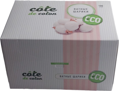 Ватные шарики Cote de Coton 100шт.