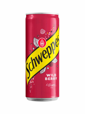 Напиток б/а газ. Лесные ягоды "Schweppes" 0,33л ж/б