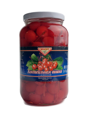 Вишня коктейльная с веточкой Delcoff, 680гр