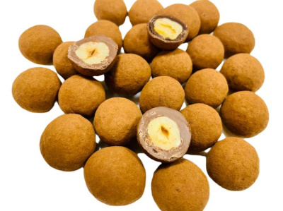 Фундук ТИРАМИСУ в какао и шоколадной глазури (1022), вес КФ Белое Озеро