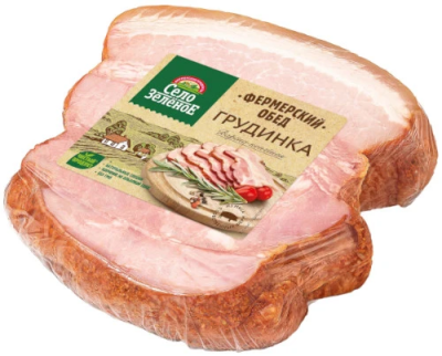 Грудинка ДК Деревенская фасованная вес