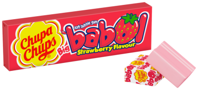 Жевательная резинка ЧУПА ЧУПС Бигбабол Клубника 20г