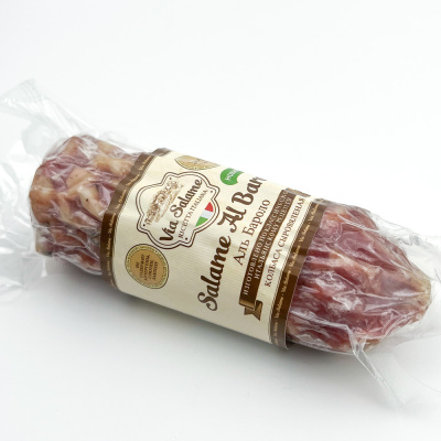 Колбаса ВИА САЛАМЕ Салями Аль Бароло вес