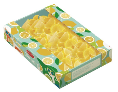 Мармелад желейный Дольки со вкусом лимона, вес, Азовская КФ