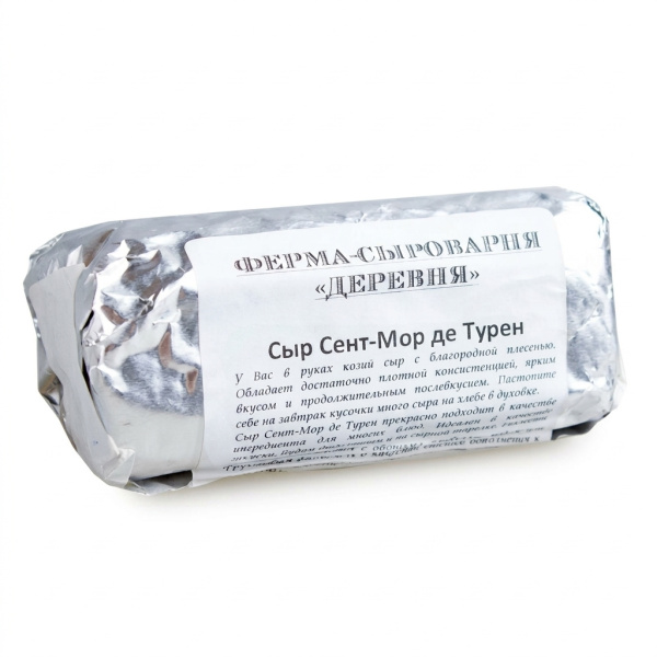 Сыр Сент-Мор де Турен тм"Ферма-сыроварня Деревня"