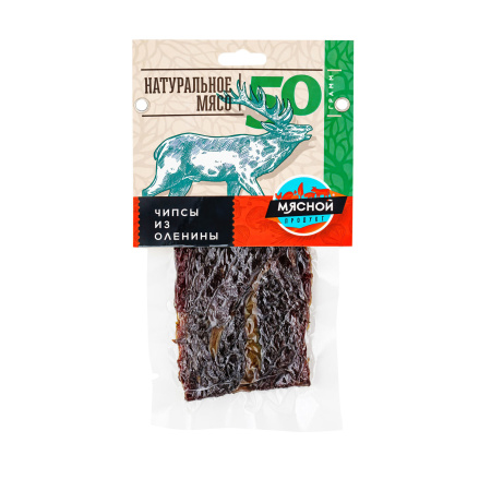 Чипсы из оленины 50г Аркадия