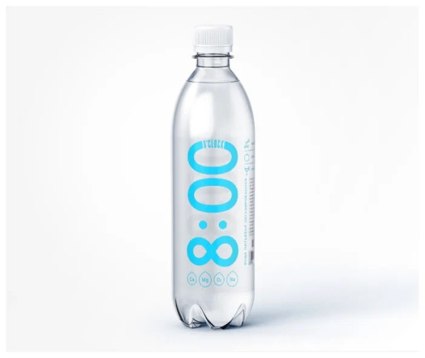 Вода с янтарной кислотой 8:00 o'clock, 500мл