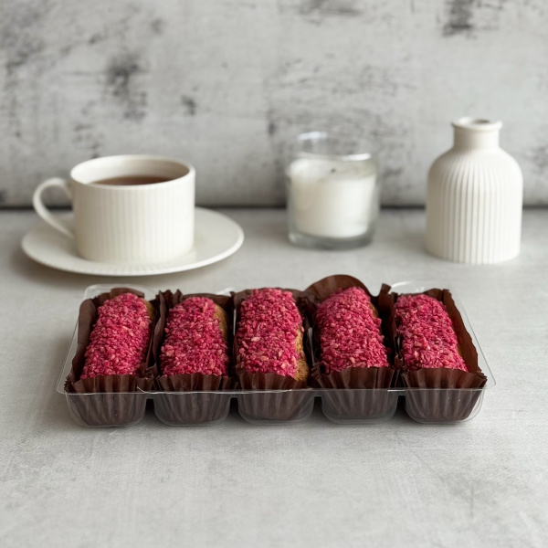 Эклер Ягодный 5 штук 375гр "Десерт Фентези" заморозка