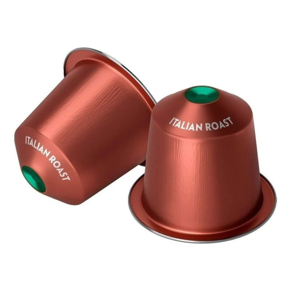 Кофе в капсулах натуральный жаренный молотый Italian Style Roast, 10 капсул 56г Starbucks