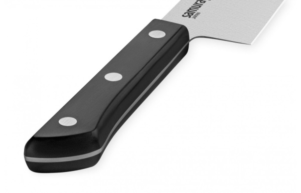 Нож Harakiri Шеф, 208 мм, черная рукоять (SHR-0085) "Samura"