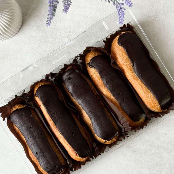 Эклер Шоколадный 5 штук 375гр "Десерт Фентези" заморозка